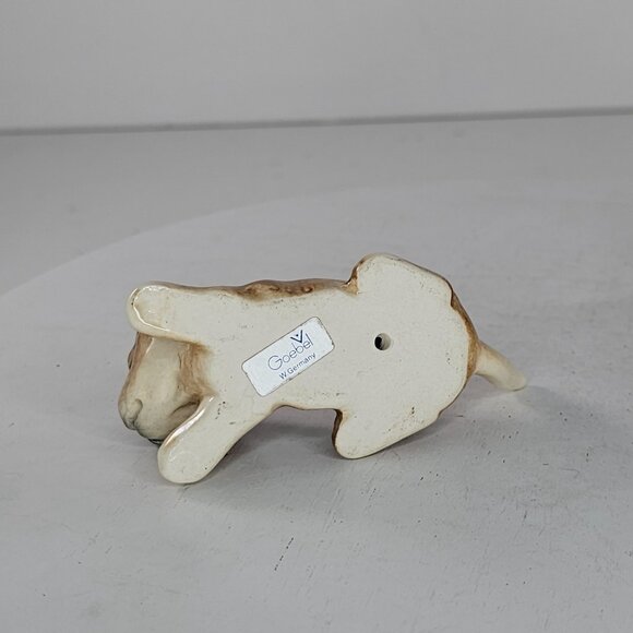 Vintage Goebel West Germany Boxer Puppy Dog Figurines Set Of 2 - Picture 7 of 9